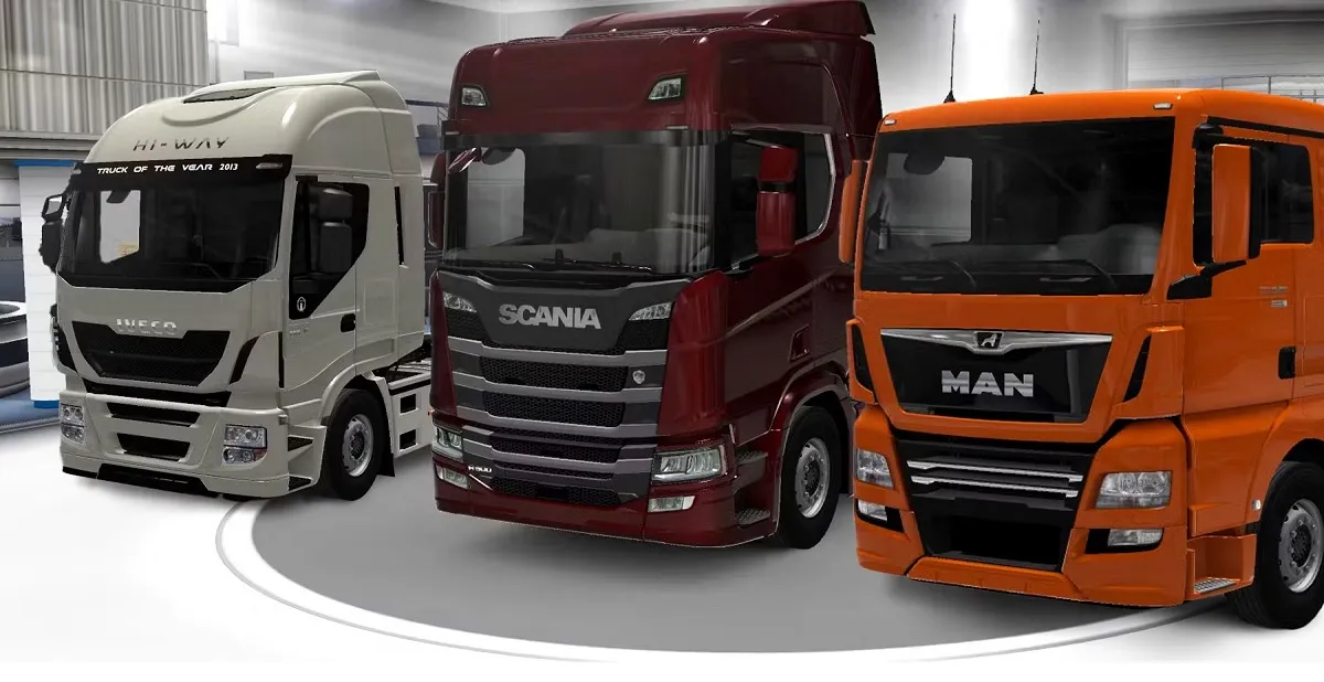 کامیون های اروپایی