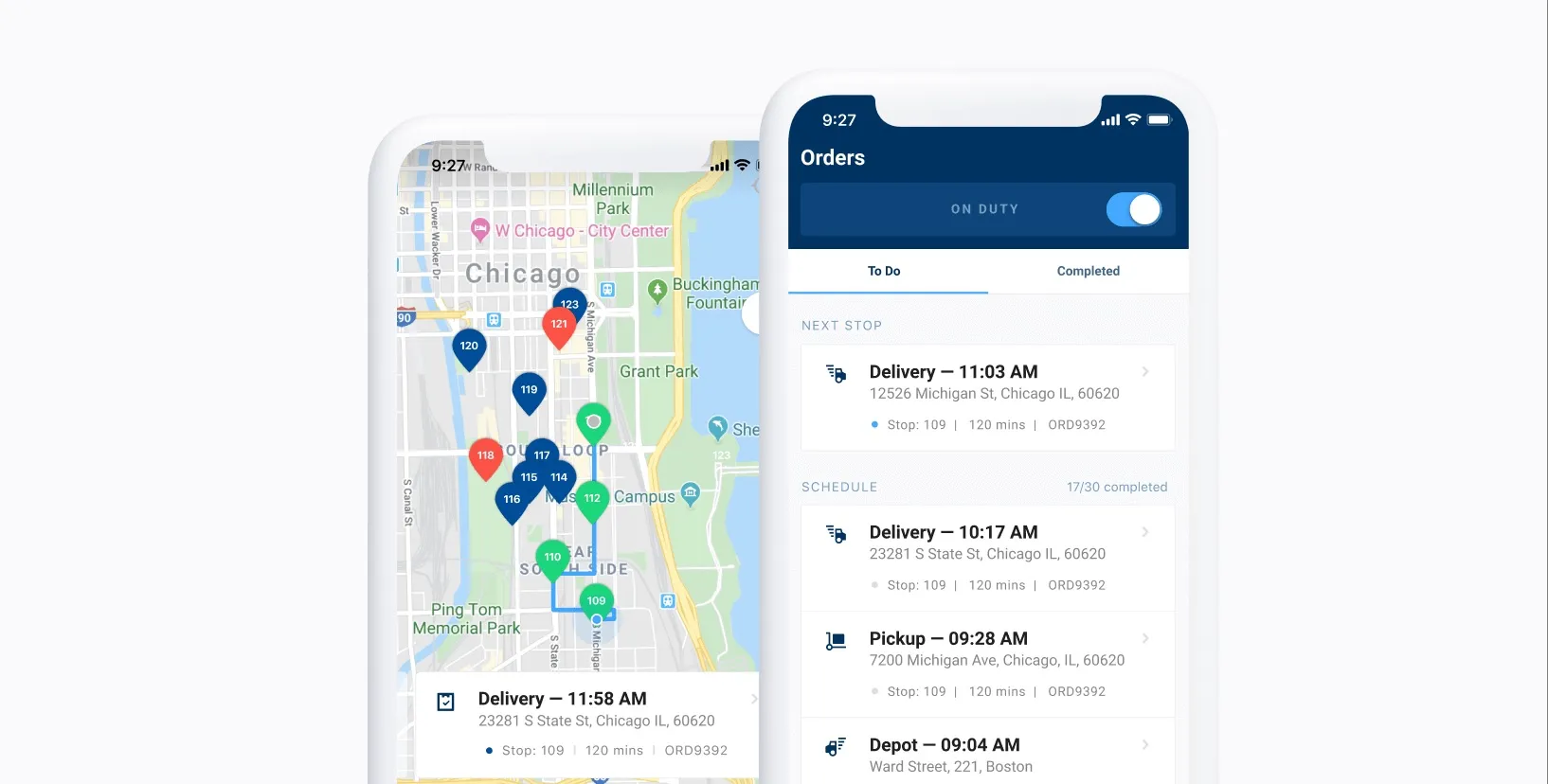برنامه مسیریابی کامیون