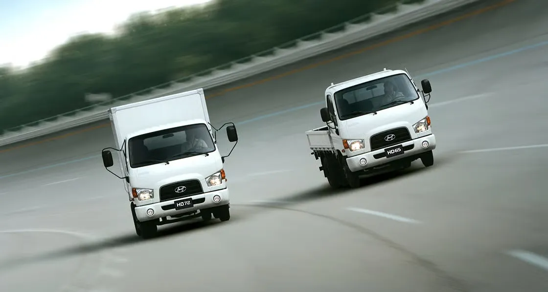 کامیونت سبک در جاده