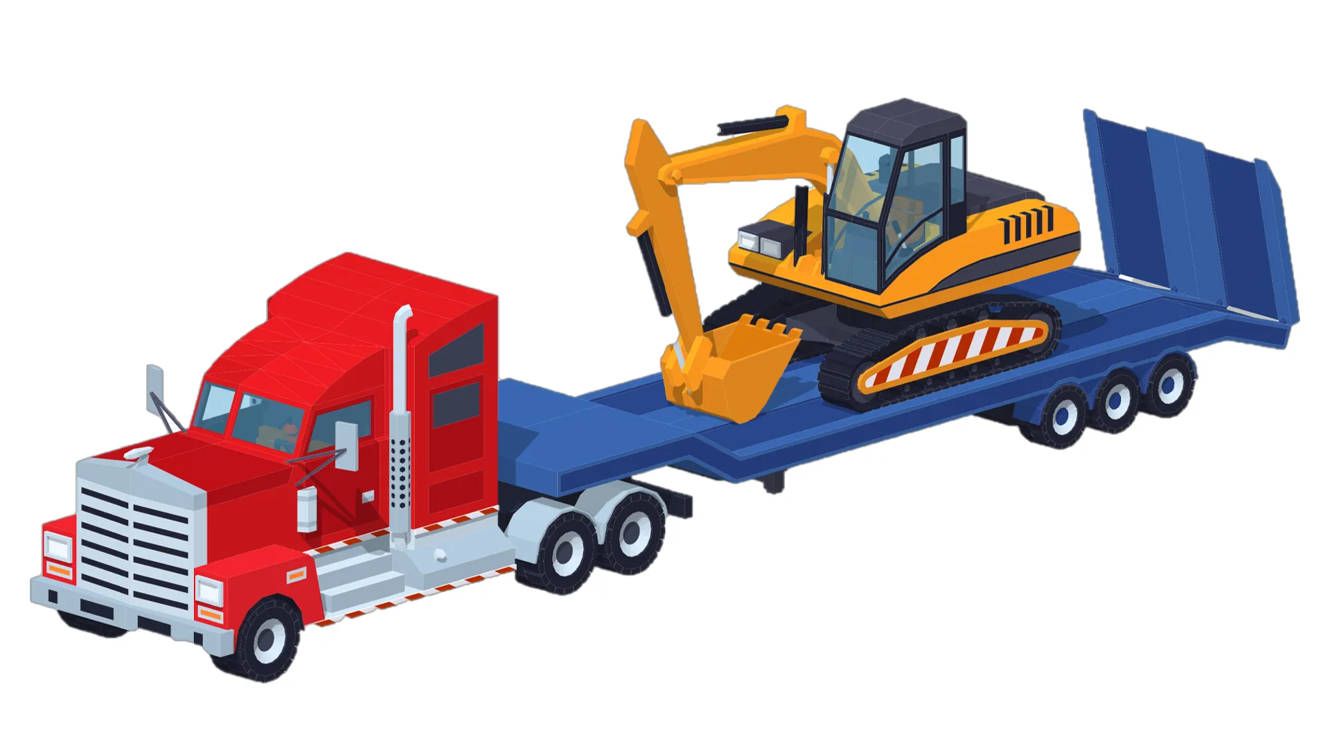 تراکتور روی کشنده کارتونی